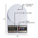 Balança de cozinha digital de alta precisão 10kg