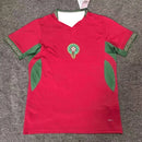 Camisa Marrocos Away 2026 Bege Geométrica Masculina – Versão Torcedor Respirável Premium