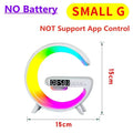 Carregador sem fio multifuncional com suporte, alto-falante, cartão TF, luz noturna RGB e estação de carregamento rápido para iPhone 16 15, Samsung, Xiaomi e Huawei.