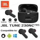 Fone de ouvido sem fio JBL Tune 230nc TWS original, com Bluetooth, estéreo, graves potentes, à prova d'água, para esportes, com microfone.