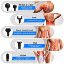 Pistola de Massagem Phoenix A2 para Relaxamento Muscular, Massageador de Tecido Profundo, Vibrador Dinâmico, Portátil e Com Visor