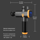 Pistola de Massagem Phoenix A2 para Relaxamento Muscular, Massageador de Tecido Profundo, Vibrador Dinâmico, Portátil e Com Visor